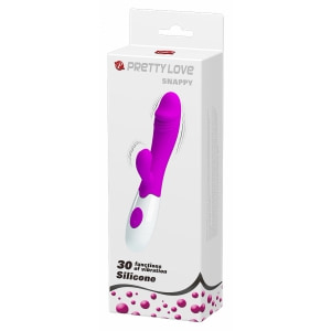 Vibrator Iepuraș Frumos Acțiune Rapidă Mov