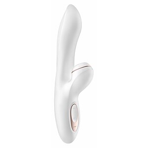 Vibrator Iepuras Satisfyer Profesional Punctul G Alb pe SexLab