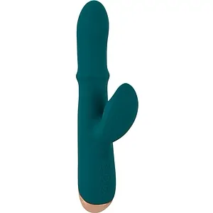 Vibrator Iepure Thumping — 10+7 Moduri, 3 Motoare Verde Vibrator Iepure Thumping — 10+7 Moduri, 3 Motoare Verde pe Sexlab.ro