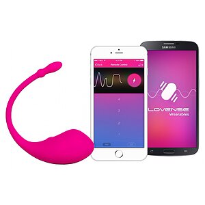 Vibrator Inteligent Purtabil Lovense Lush Cu Aplicatie Pentru Videochat Roz pe SexLab