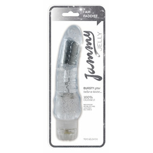 Vibrator Jammy Jelly Bursty Glitter Transparent