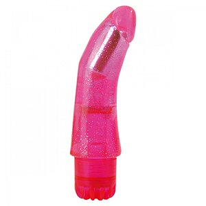 Vibrator Jammy Jelly Trendy Glitter Roz pe SexLab