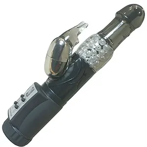 Vibrator Jessica Rabbit Onyx Gri Vibrator Jessica Rabbit Onyx Gri pe SexLab