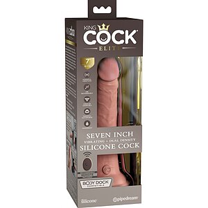Vibrator King Penis Elite Dual Density 21cm