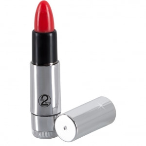 Vibrator Kiss Me Lipstick Roșu pe Sexlab.ro
