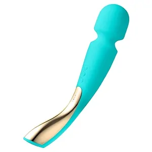 Vibrator Lelo Smart Wand 2 Turcoaz Vibrator Lelo Smart Wand 2 Turcoaz pe SexLab