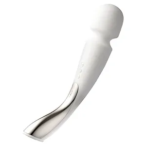 Vibrator Lelo Smart Wand Large Alb pe SexLab