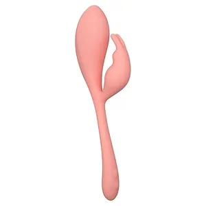 Vibrator Liquid Silicone Bunny Roz Vibrator Liquid Silicone Bunny Roz pe SexLab