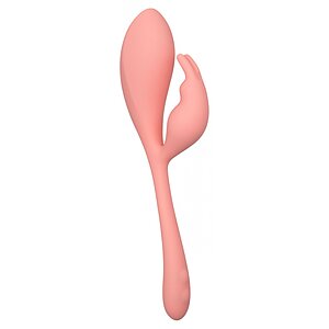 Vibrator Liquid Silicone Bunny Roz pe SexLab