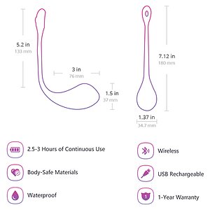 Vibrator Lovense Lush 2 Wearable Roz
