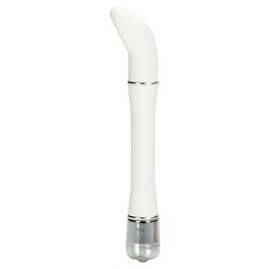 Vibrator Lulu Satin Scoop Alb pe Sexlab.ro