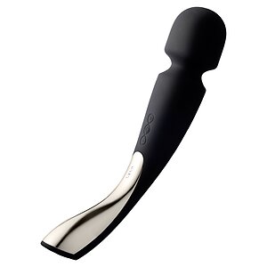 Vibrator Masaj Lelo Smart Wand Large Negru pe SexLab