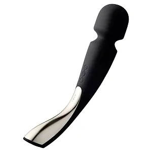 Vibrator Masaj Lelo Smart Wand Large Negru pe SexLab