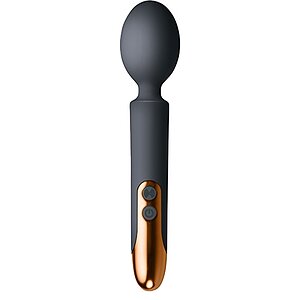 Vibrator Masaj Reîncărcabil Oriel Negru pe SexLab