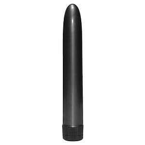 Vibrator Metallic-Schwarz Negru pe SexLab