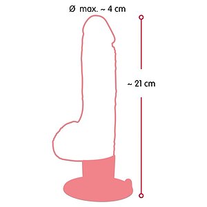 Vibrator Nature Skin Realistic Vibe M