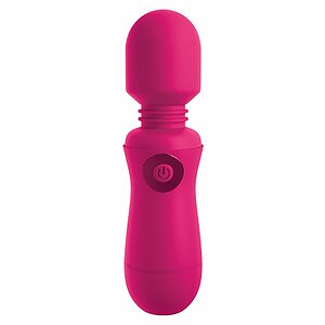 Vibrator OMG Enjoy Vibrating Wand Roz pe SexLab