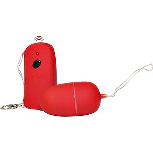 Vibrator-Ou Cu Telecomandă Bad Kitty Roșu pe SexLab