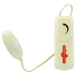 Vibrator Ou Fosforescent Alb pe SexLab