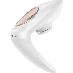 Vibrator Pentru Cupluri Satisfyer Pro Alb pe SexLab