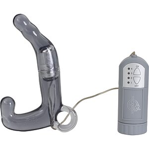 Vibrator Prostată Men Wand Negru pe SexLab