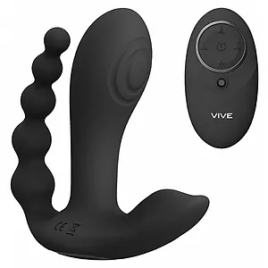 Vibrator Pulse Wave And Vibrating Dublă Acțiune Negru pe SexLab