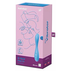 Vibrator Punct G Flex 4 Albastru