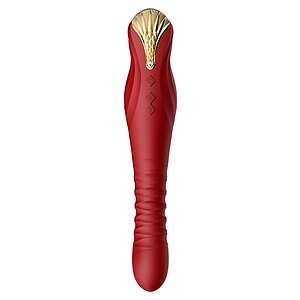 Vibrator Punctul G King Vibrating Thruster Roșu