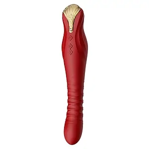 Vibrator G Vibrator Punctul G King Vibrating Thruster Roșu pe SexLab