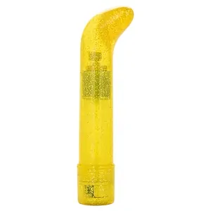 Vibrator Punctul G Sparkle Mini Galben pe SexLab