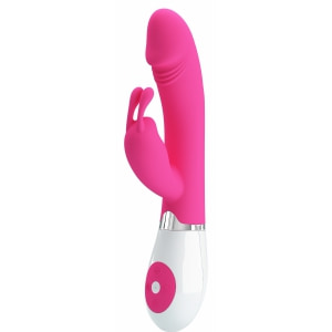 Vibrator Rabbit cu Voce Pretty Love Gene Roz Vibrator Rabbit cu Voce Pretty Love Gene Roz pe Sexlab.ro
