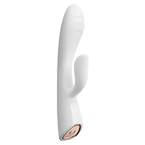 Vibrator Rabbit Dorcel Flexi Heating Alb pe Sexlab.ro