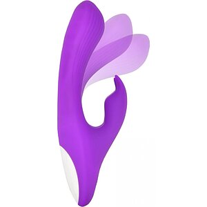 Vibrator Rabbit FLEX Silicone Bendable Mov pe SexLab