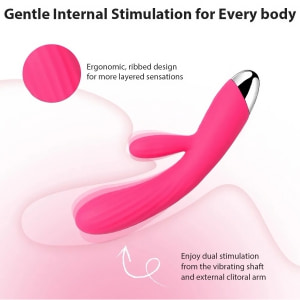 Vibrator Rabbit Încălzire Svakom Angel Roz