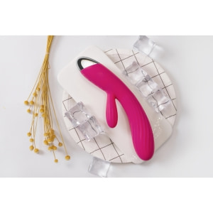 Vibrator Rabbit Încălzire Svakom Angel Roz