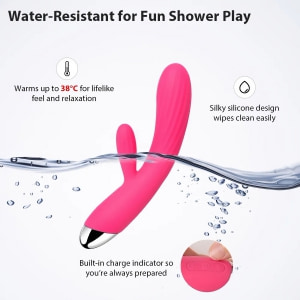 Vibrator Rabbit Încălzire Svakom Angel Roz