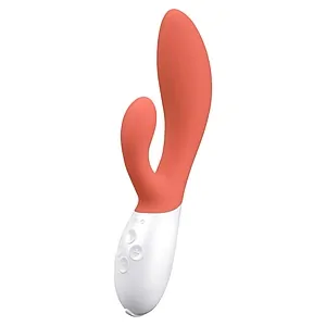 Vibrator Rabbit Lelo INA 3 Portocaliu pe SexLab