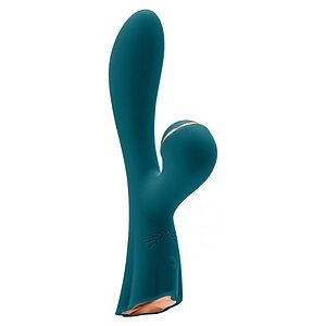Vibrator Rabbit Luxe Aura Verde pe SexLab