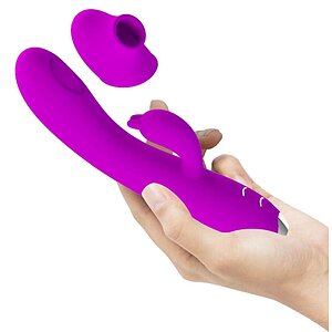Vibrator Rabbit Pretty Love Regină Mov