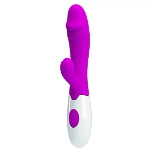 Vibrator Iepuraș Frumos Acțiune Rapidă Mov pe SexLab