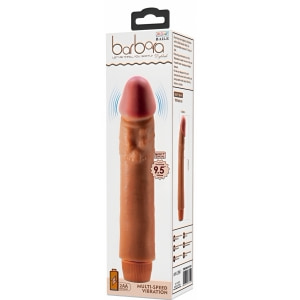 Vibrator Realist Ergonomic Pentru Cuplu 24cm Multi‑viteze Maro