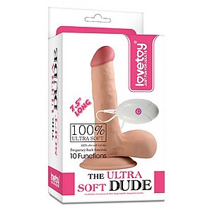 Vibrator Realistic cu Telecomandă The Ultra Soft Dude