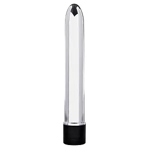 Vibrator Retro Ultra Slimline Argintiu pe SexLab