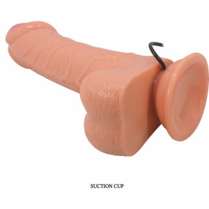 Vibrator Rotativ Barbara Ken 8.3 cm, cu Ventuză