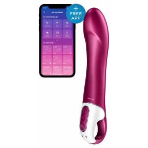 Vibrator Satisfyer Big Heat Vișiniu Vibrator Satisfyer Big Heat Vișiniu pe Sexlab.ro