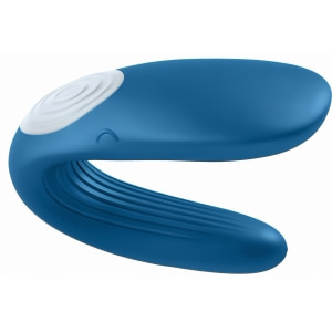 Vibrator Satisfyer Cuplu Partner Whale Albastru pe Sexlab.ro
