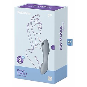 Vibrator Satisfyer Curvy Trinity 3-in-1 Gri