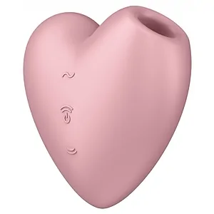 Vibrator Satisfyer Cutie Heart Roz Vibrator Satisfyer Cutie Heart Roz pe SexLab