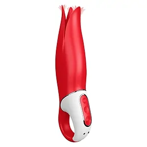 Vibrator Satisfyer Power Flower Roșu pe SexLab