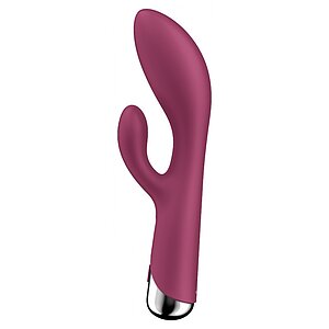 Vibrator Satisfyer Spinning Rabbit 1 Rosu pe SexLab